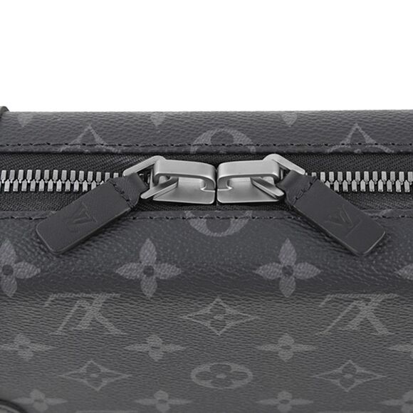 Louis Vuitton Crossbody Body Bag Bumbag Eclipse Gray Black - Picture 8 of 9